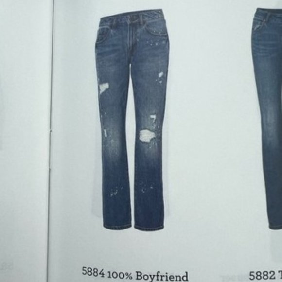 Cabi Size 6 100% Boyfriend Jeans - Picture 2 of 5